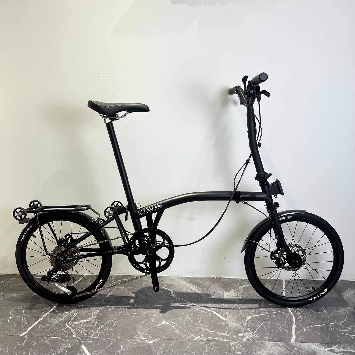VERSION 2025! LIAOGE D9-20” TRIFOLD BIKE WITH DISC BRAKES 9 SPEED