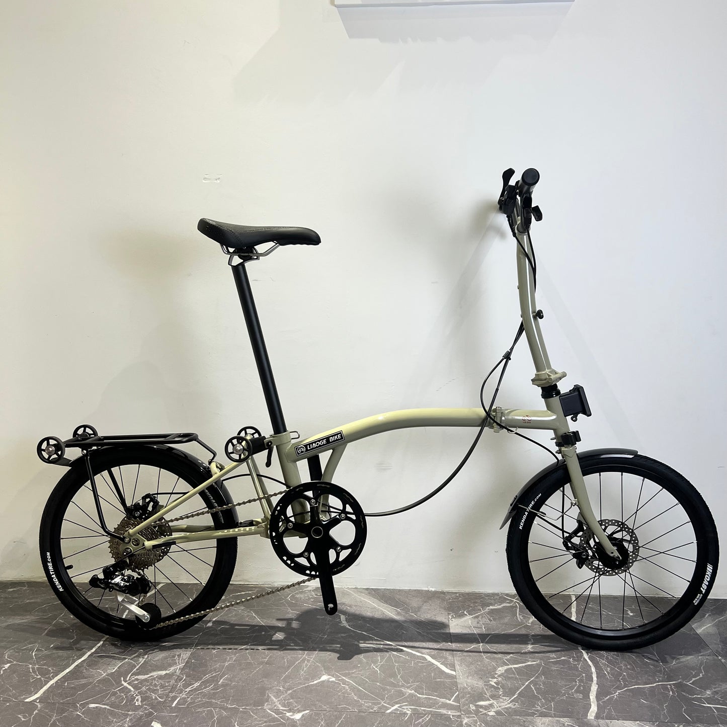 VERSION 2025! LIAOGE D9-20” TRIFOLD BIKE WITH DISC BRAKES 9 SPEED