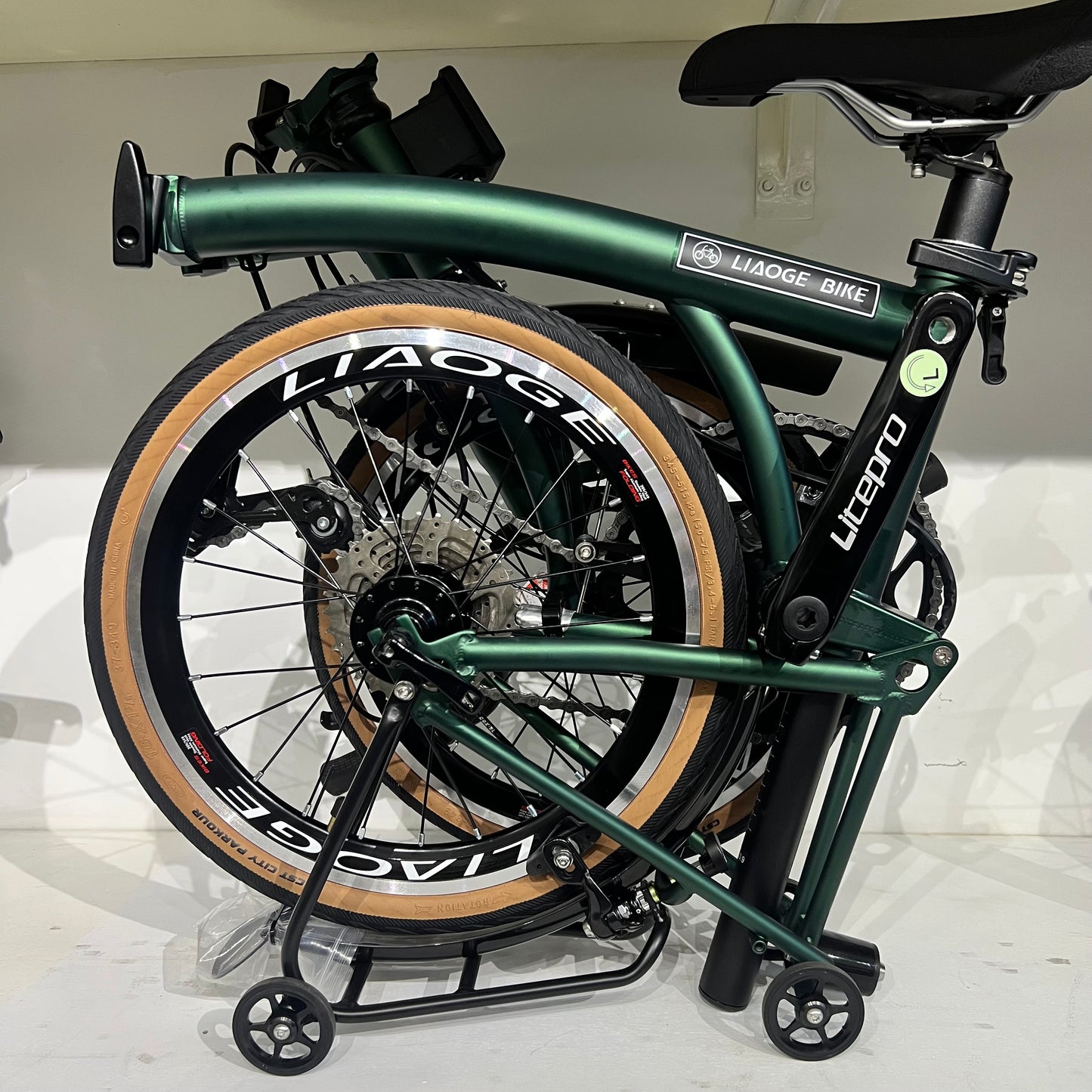 16 inch trifold bike Liaoge 666 version 4 Shimano 9speed 16inch hollow tech liaoge666