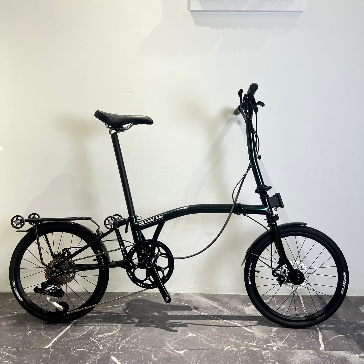 VERSION 2025! LIAOGE D9-20” TRIFOLD BIKE WITH DISC BRAKES 9 SPEED