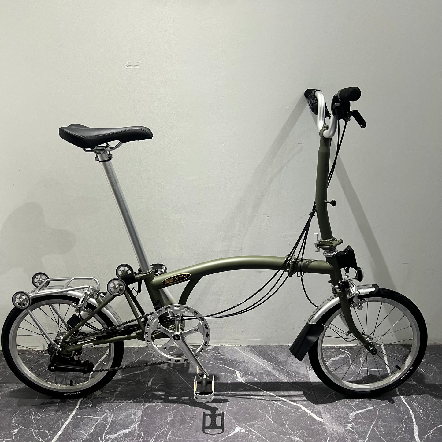 3sixty 6speed foldable bicycle/trifold bike Sturmey Archer internal gear hub M bar latest version 2025