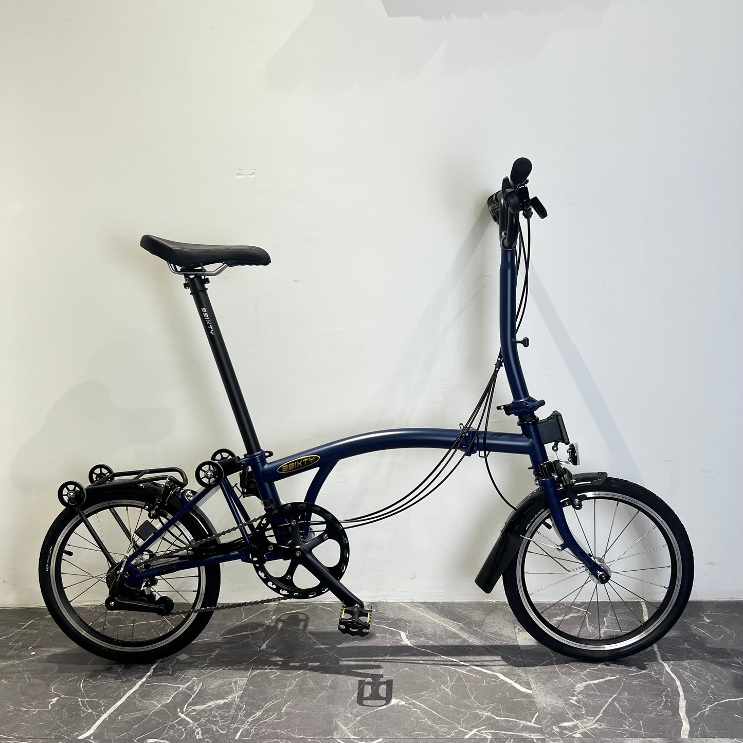 3sixty 6speed foldable bicycle/trifold bike Sturmey Archer internal gear hub M bar latest version 2025