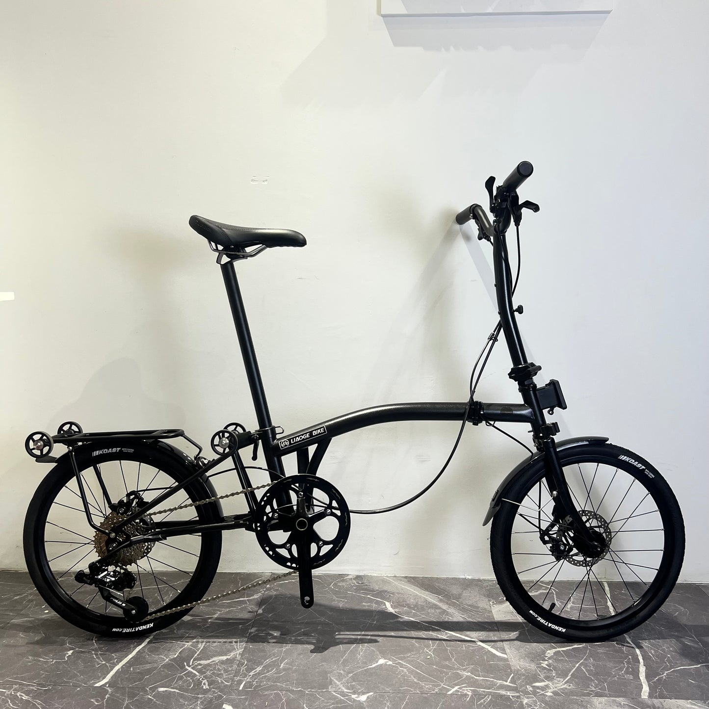 VERSION 2025! LIAOGE D9-20” TRIFOLD BIKE WITH DISC BRAKES 9 SPEED