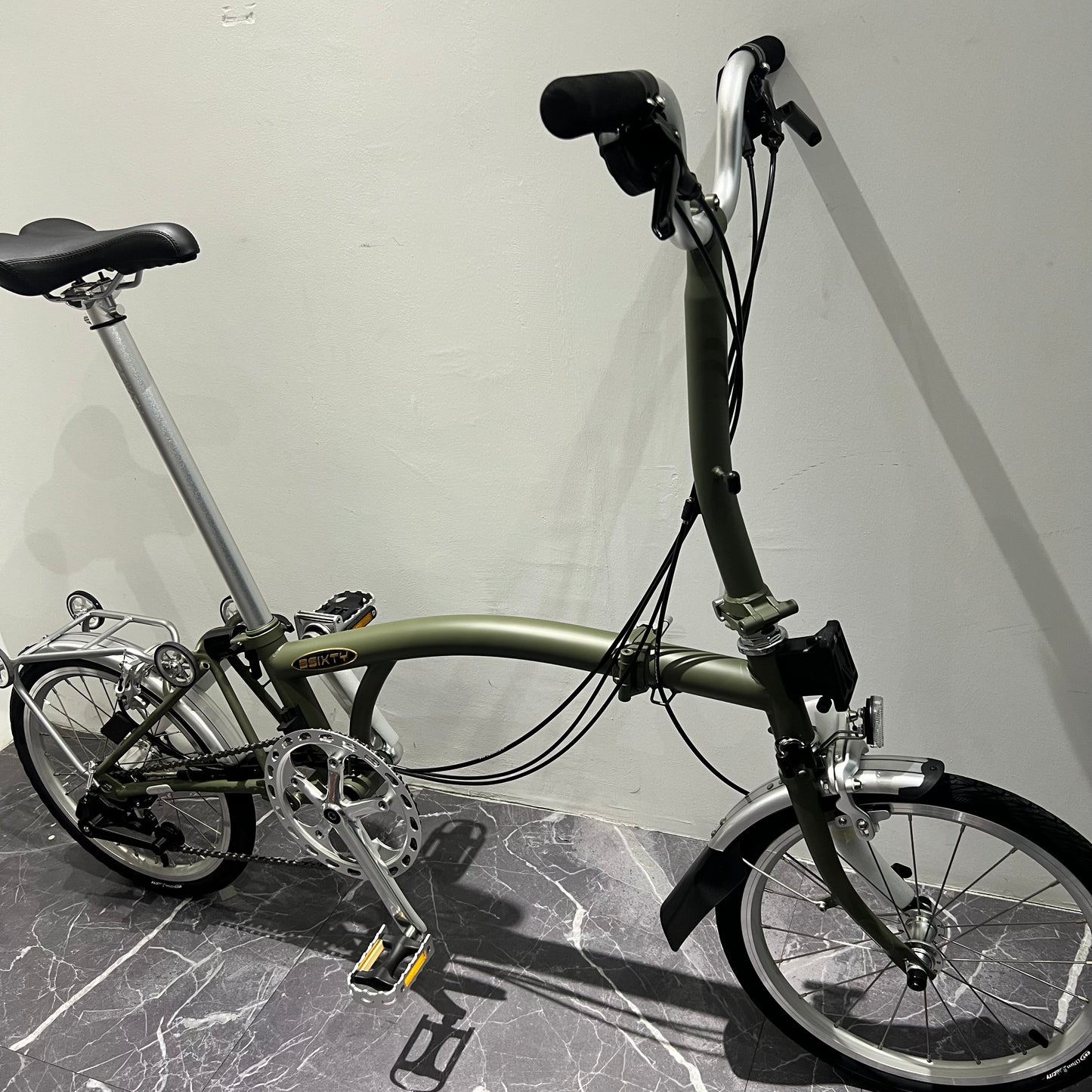 3sixty 6speed foldable bicycle/trifold bike Sturmey Archer internal gear hub M bar latest version 2025