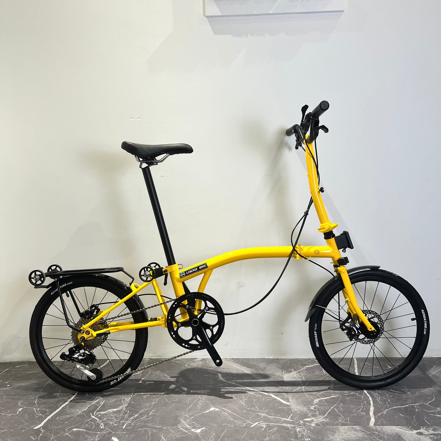VERSION 2025! LIAOGE D9-20” TRIFOLD BIKE WITH DISC BRAKES 9 SPEED