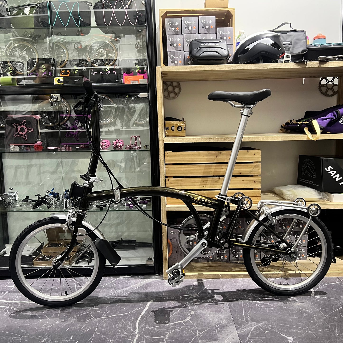 3sixty 6speed foldable bicycle/trifold bike Sturmey Archer internal gear hub S bar latest version