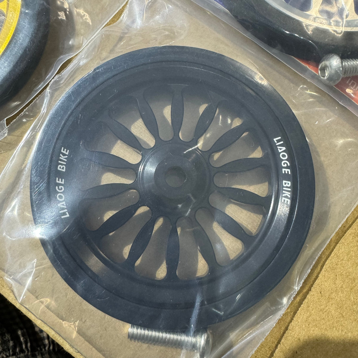 80mm easy wheels Liaoge Bike ceramic bearing