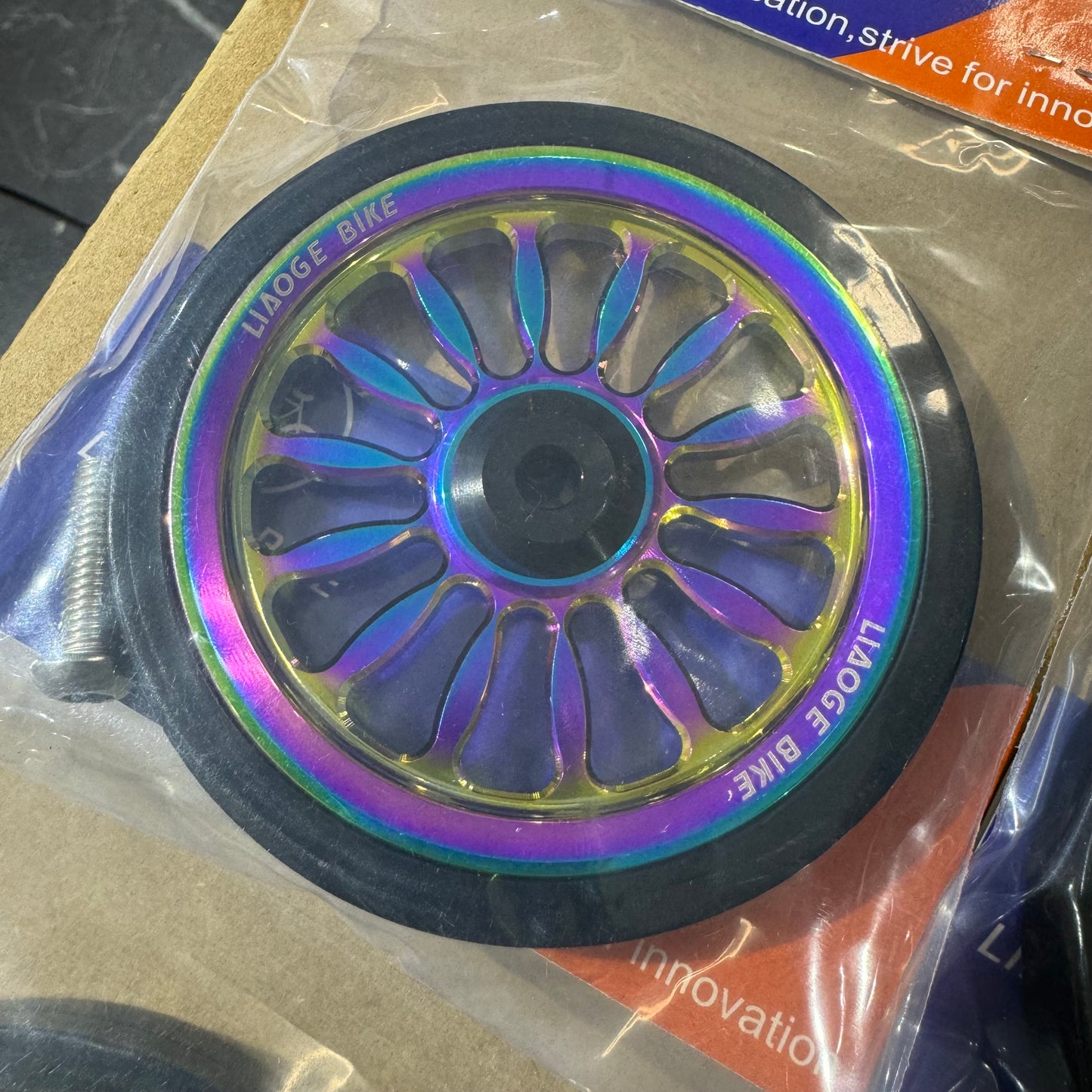 80mm easy wheels Liaoge Bike ceramic bearing