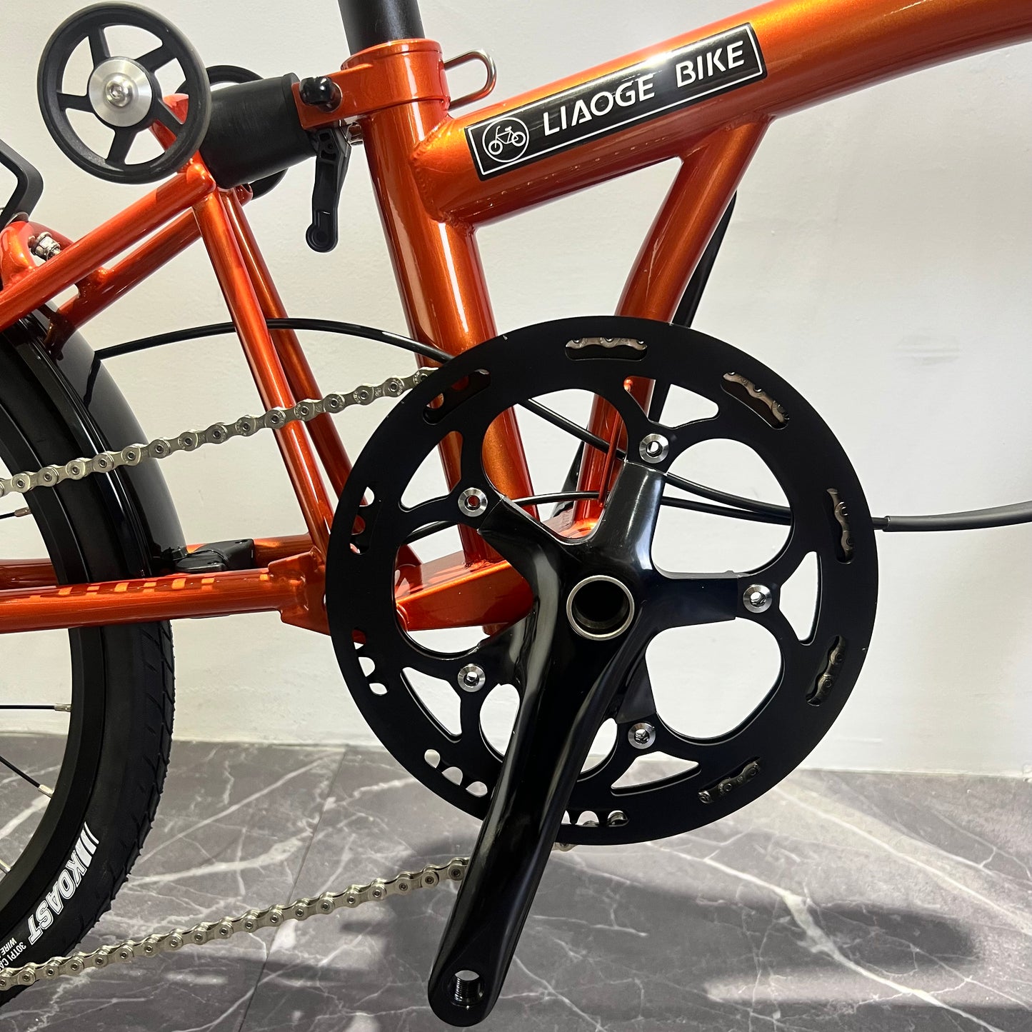 VERSION 2025! LIAOGE D9-20” TRIFOLD BIKE WITH DISC BRAKES 9 SPEED