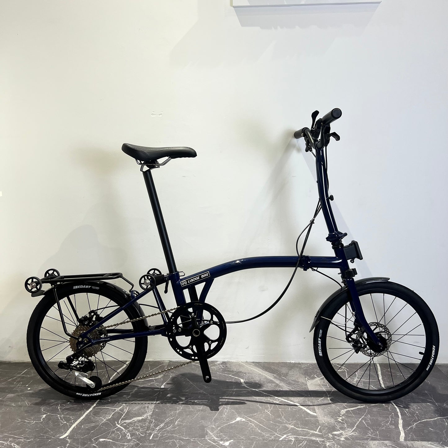 VERSION 2025! LIAOGE D9-20” TRIFOLD BIKE WITH DISC BRAKES 9 SPEED