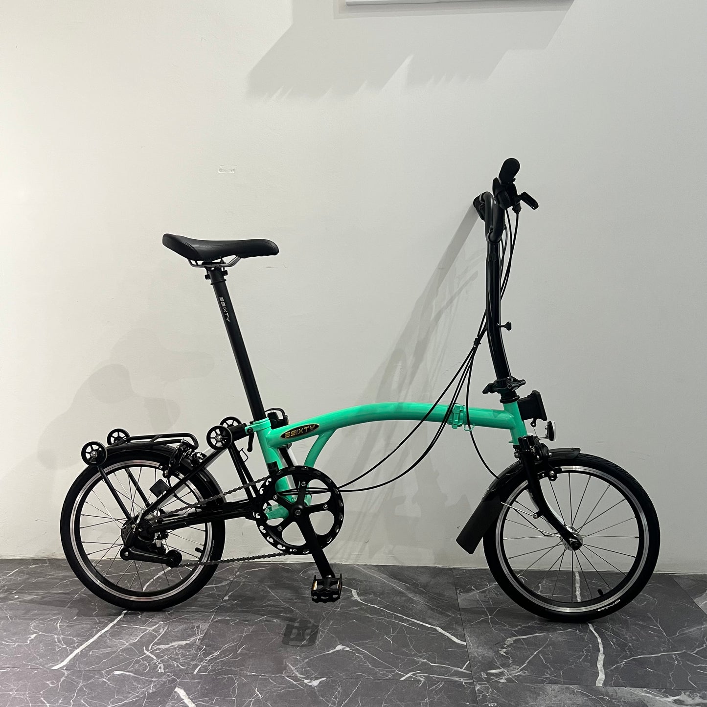 3sixty 6speed foldable bicycle/trifold bike Sturmey Archer internal gear hub M bar latest version 2025
