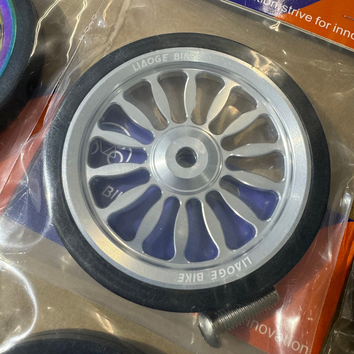 80mm easy wheels Liaoge Bike ceramic bearing