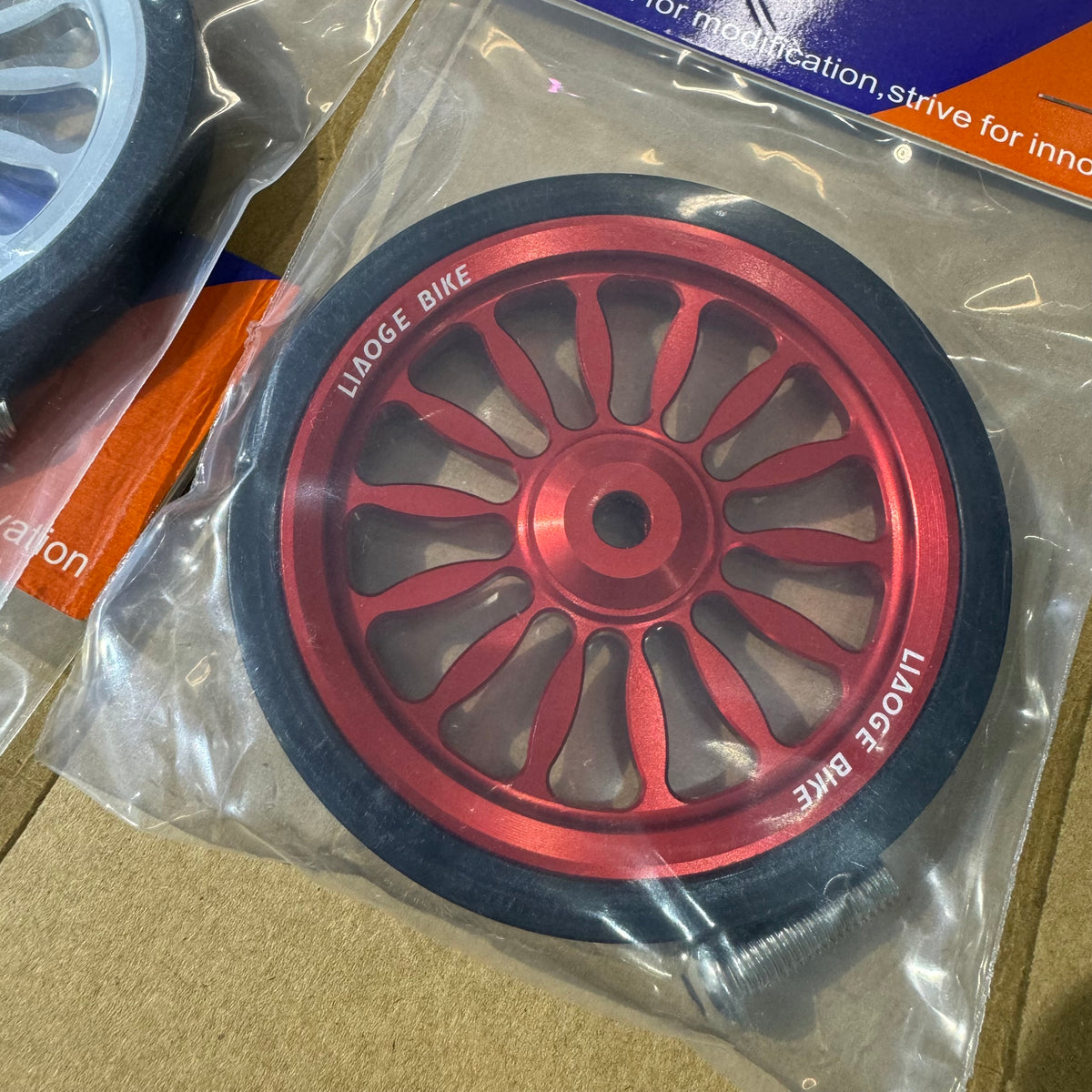 80mm easy wheels Liaoge Bike ceramic bearing