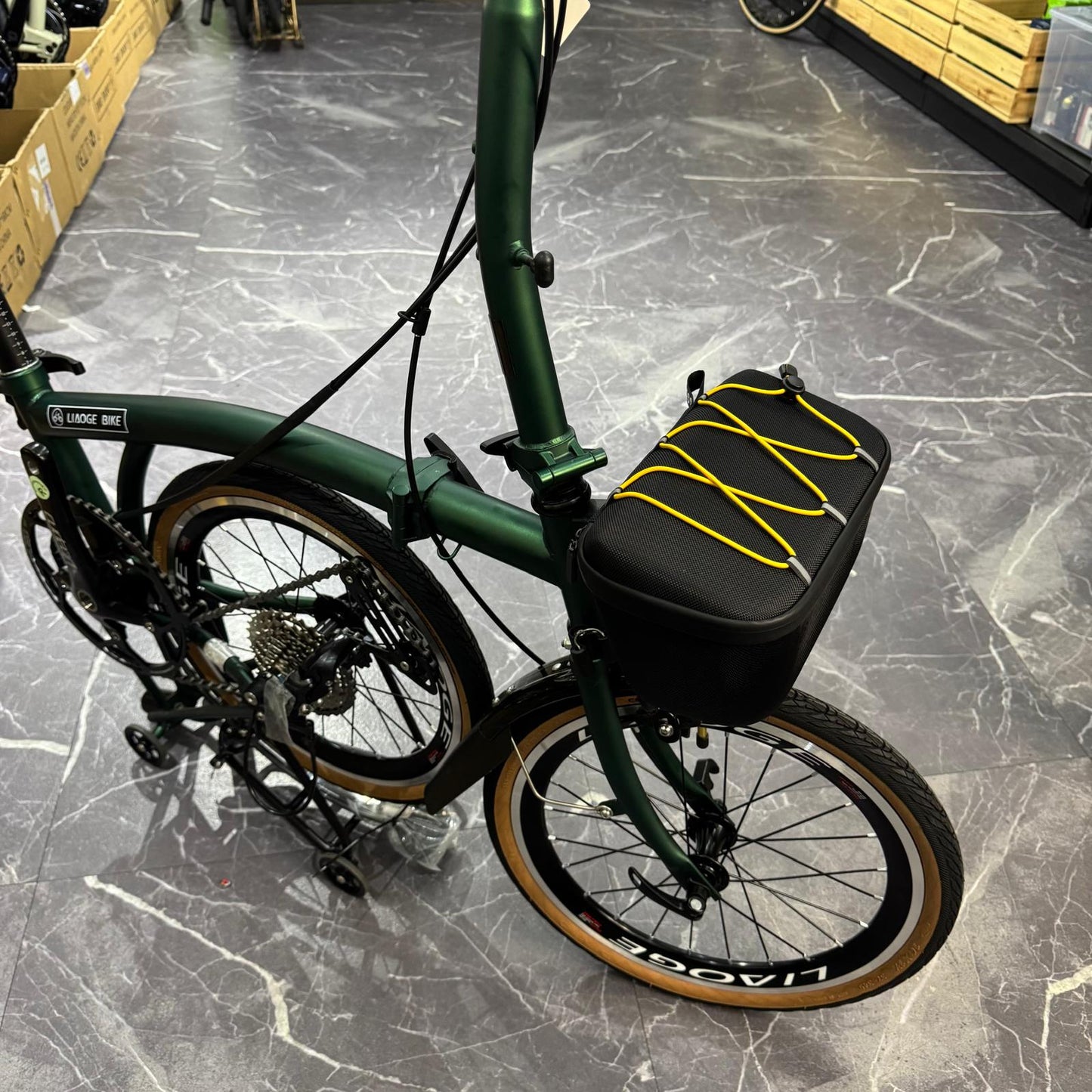 Bicycle front bag pig nose bag 7 O’clock hard case waterproof | Liaoge Singapore