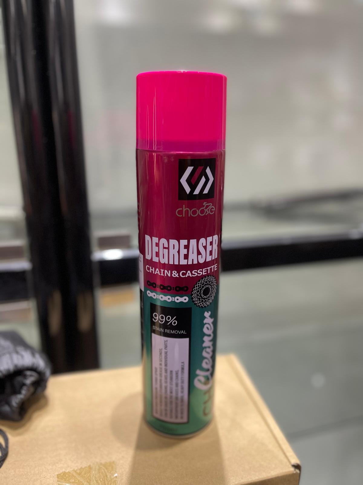 Choose Degreaser chain and cassette