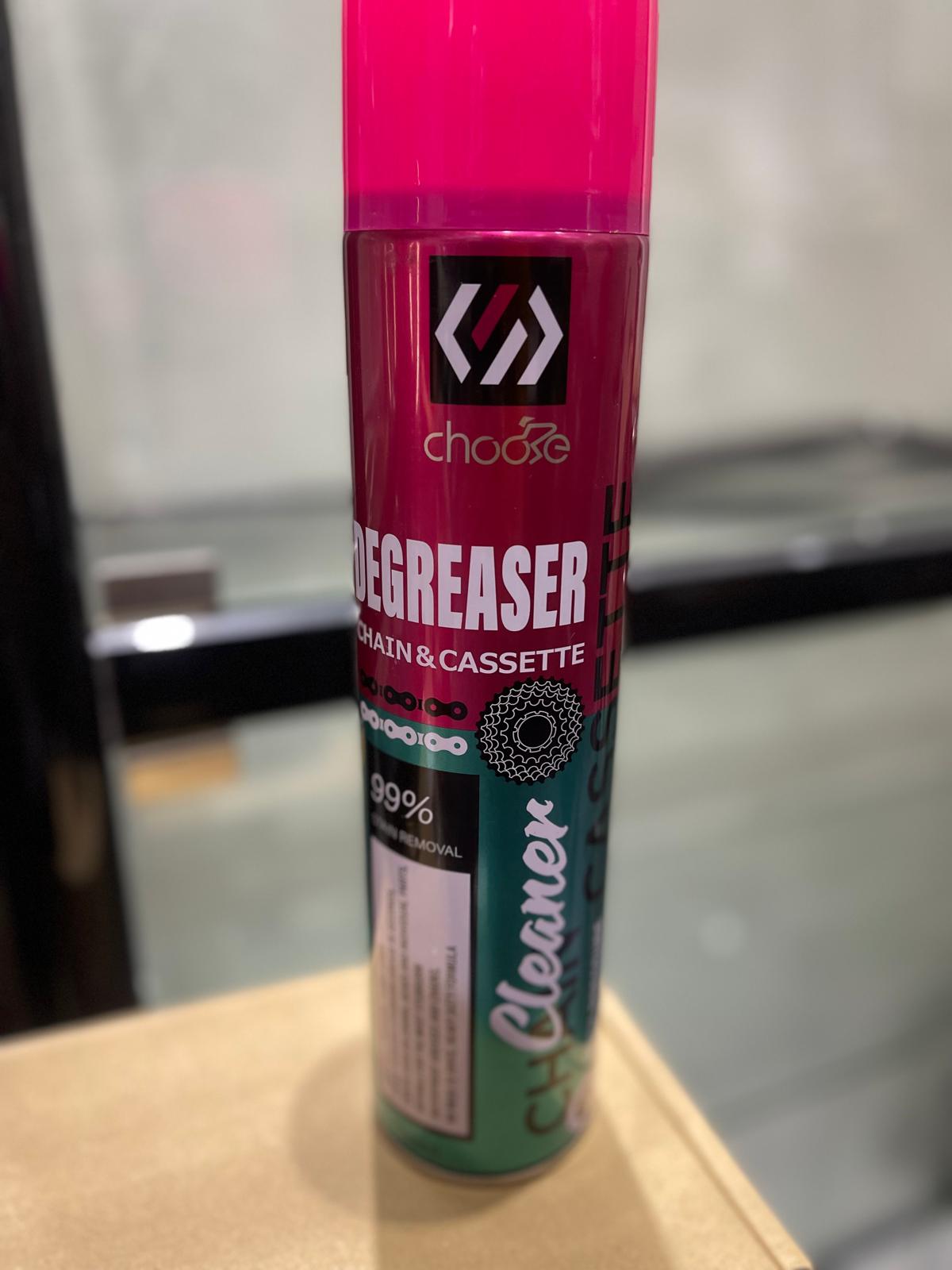Choose Degreaser chain and cassette