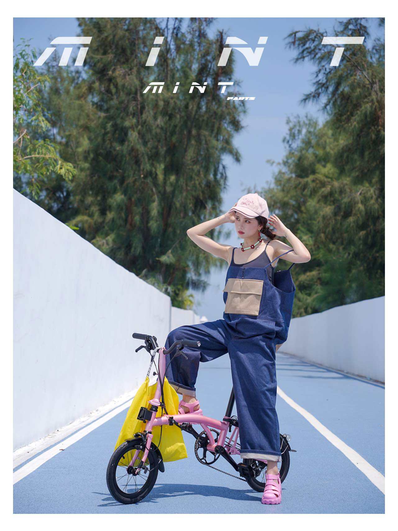Mint BOB 3-14K latest trifold bike 14 inch 3 speed it only