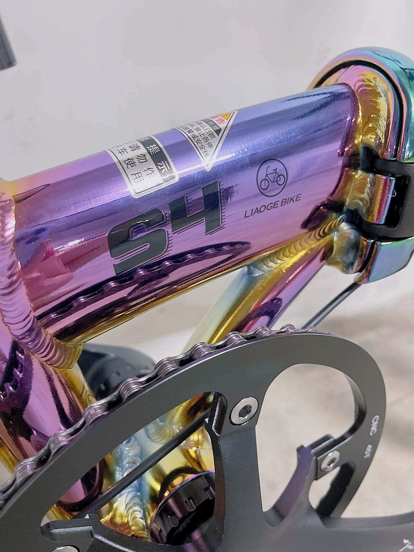 Rifle S4 small wheel 14inch light weight folding bike/rainbow colour/cute