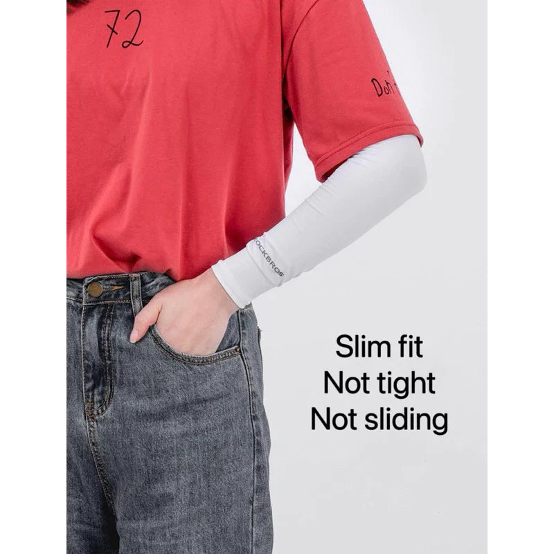 Ice silk sleeves ROCKBROS UV protection for running cycling