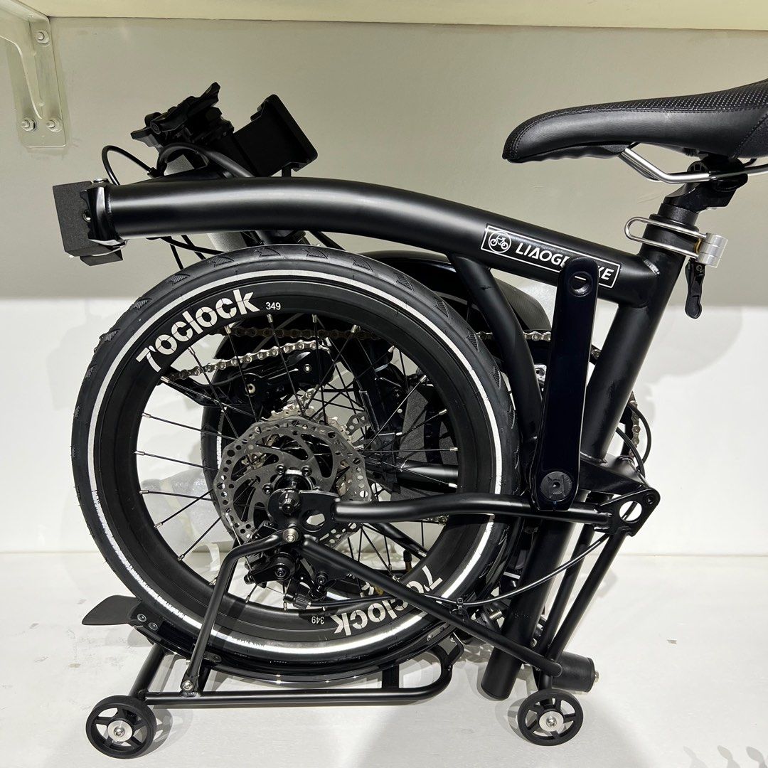 VERSION 2025! LIAOGE D9-20” TRIFOLD BIKE WITH DISC BRAKES 9 SPEED