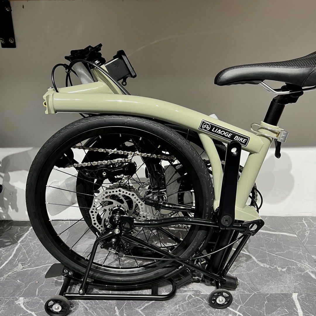 VERSION 2025! LIAOGE D9-20” TRIFOLD BIKE WITH DISC BRAKES 9 SPEED