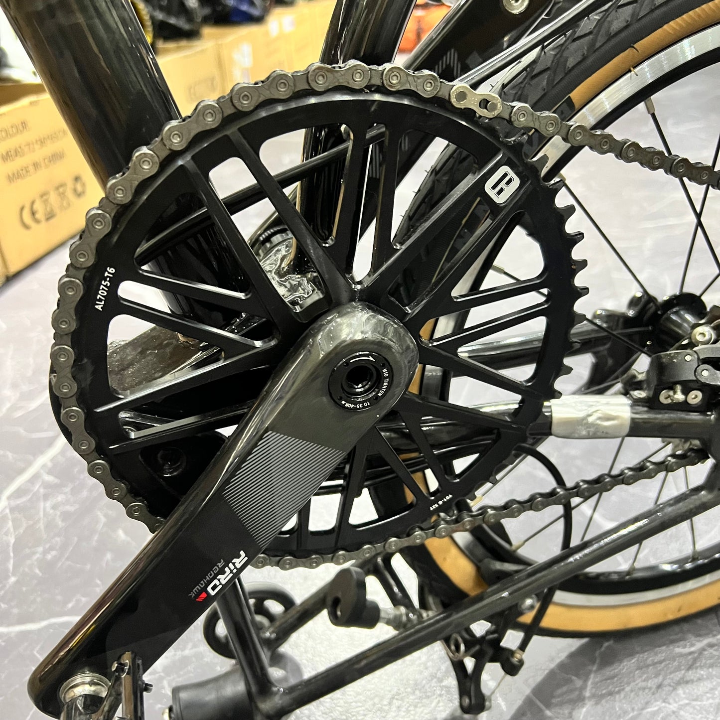 Liaoge C7 Carbon fiber trifold bike 16” wheels super light weight 7 speed 7kg