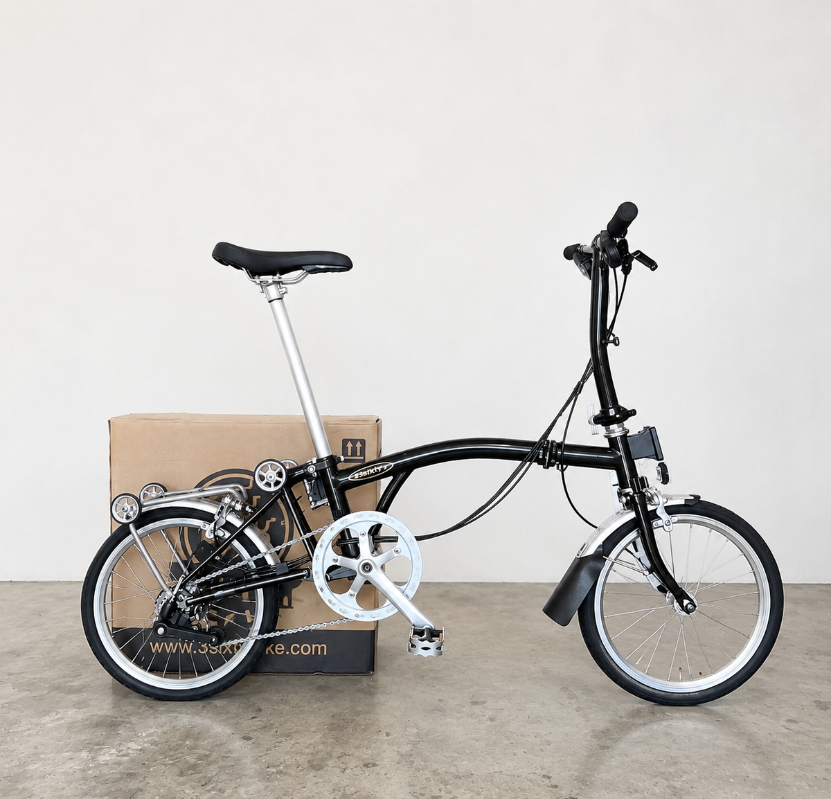 3sixty 6speed foldable bicycle/trifold bike Sturmey Archer internal gear hub S bar 2026 latest version clearance sale