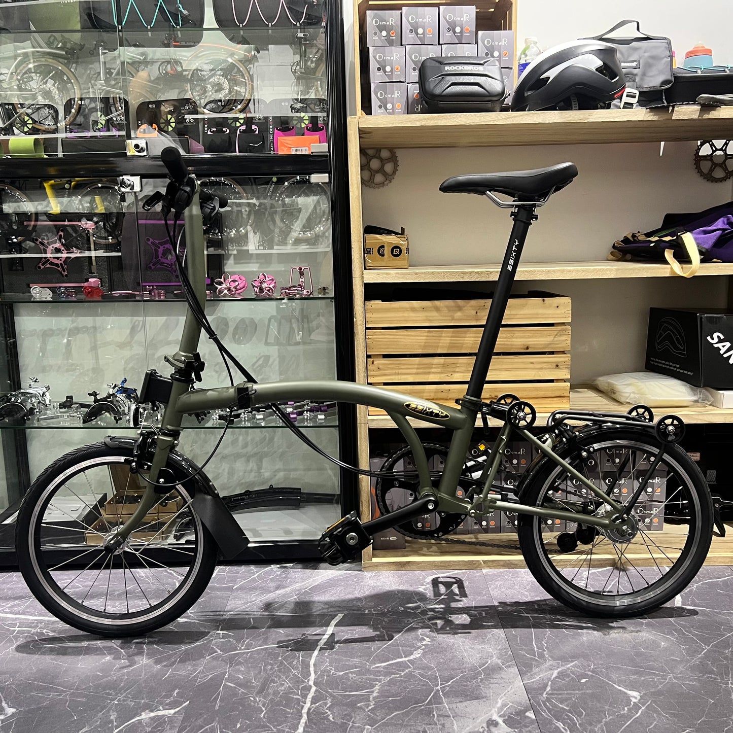 3sixty 6speed foldable bicycle/trifold bike Sturmey Archer internal gear hub S bar latest version