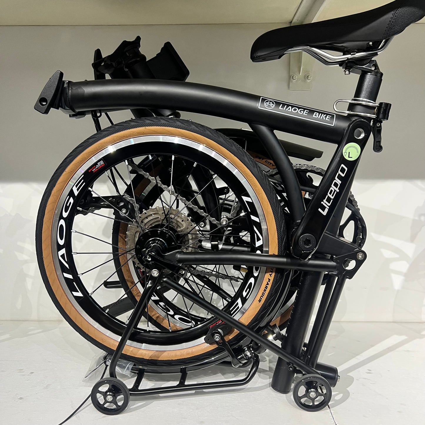 16 inch trifold bike Liaoge 666 version 4 Shimano 9speed 16inch hollow tech  liaoge666