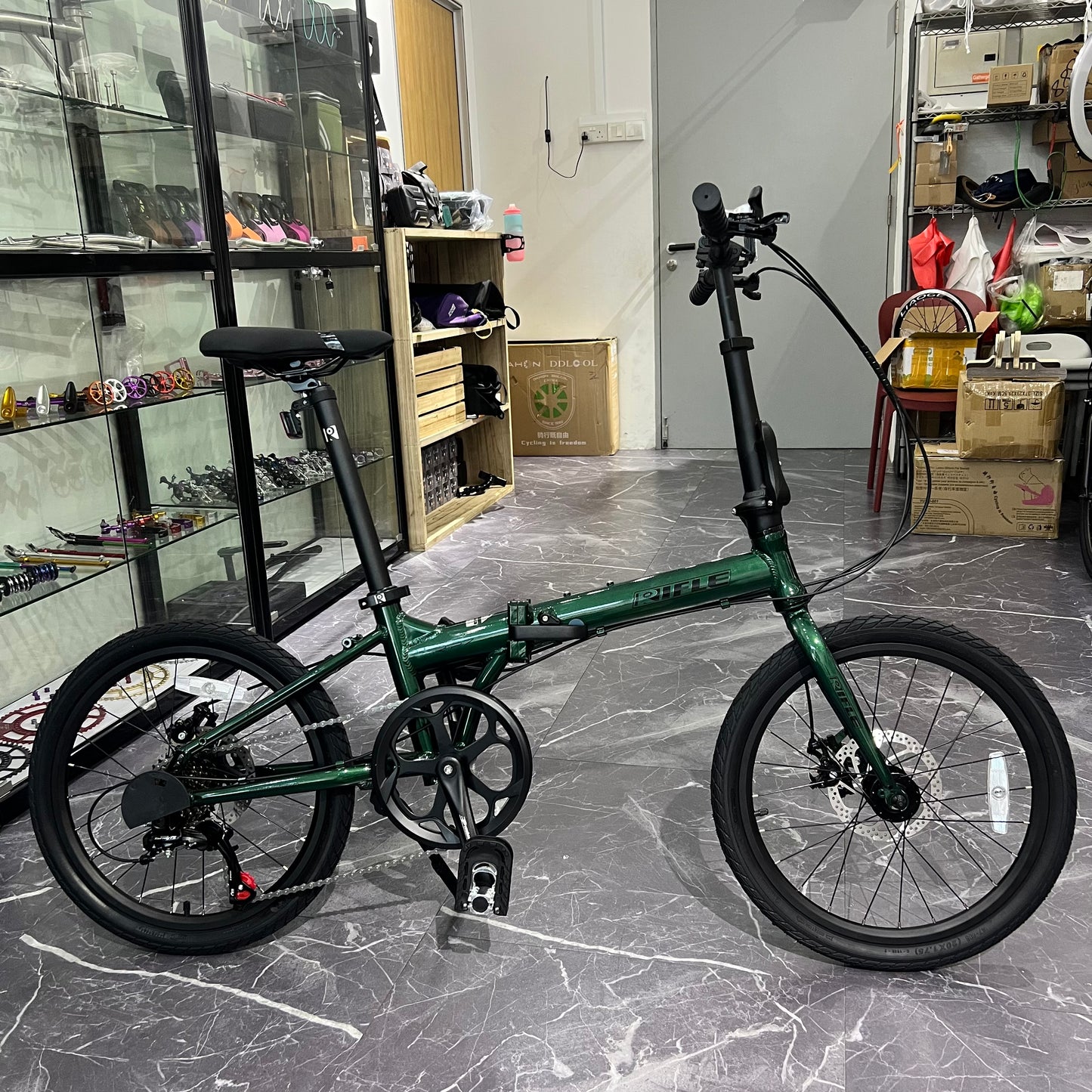 Rifle R.P7 foldable bike 20 inch 7 speed light weight economical bike