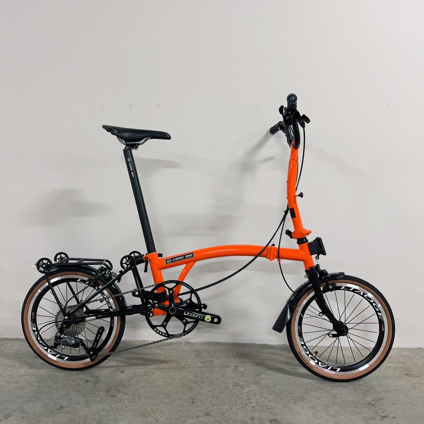 [LIAOGE BIKE] Liaoge888 20 inch trifold bike bicycle rim brake 9 speed folding stable ride (Latest Model)