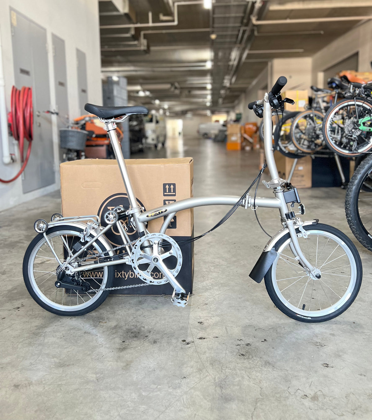 3sixty 6speed foldable bicycle/trifold bike Sturmey Archer internal gear hub S bar 2026 latest version clearance sale