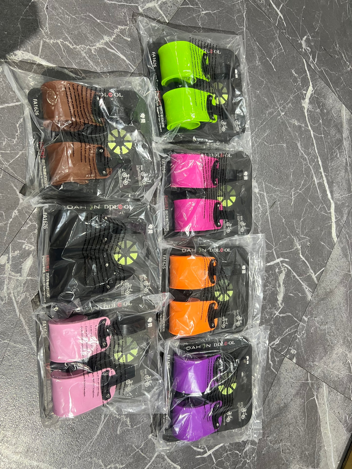Foldable bike mudguards front and back Silicon cover colourful rollable extendable clean and brief