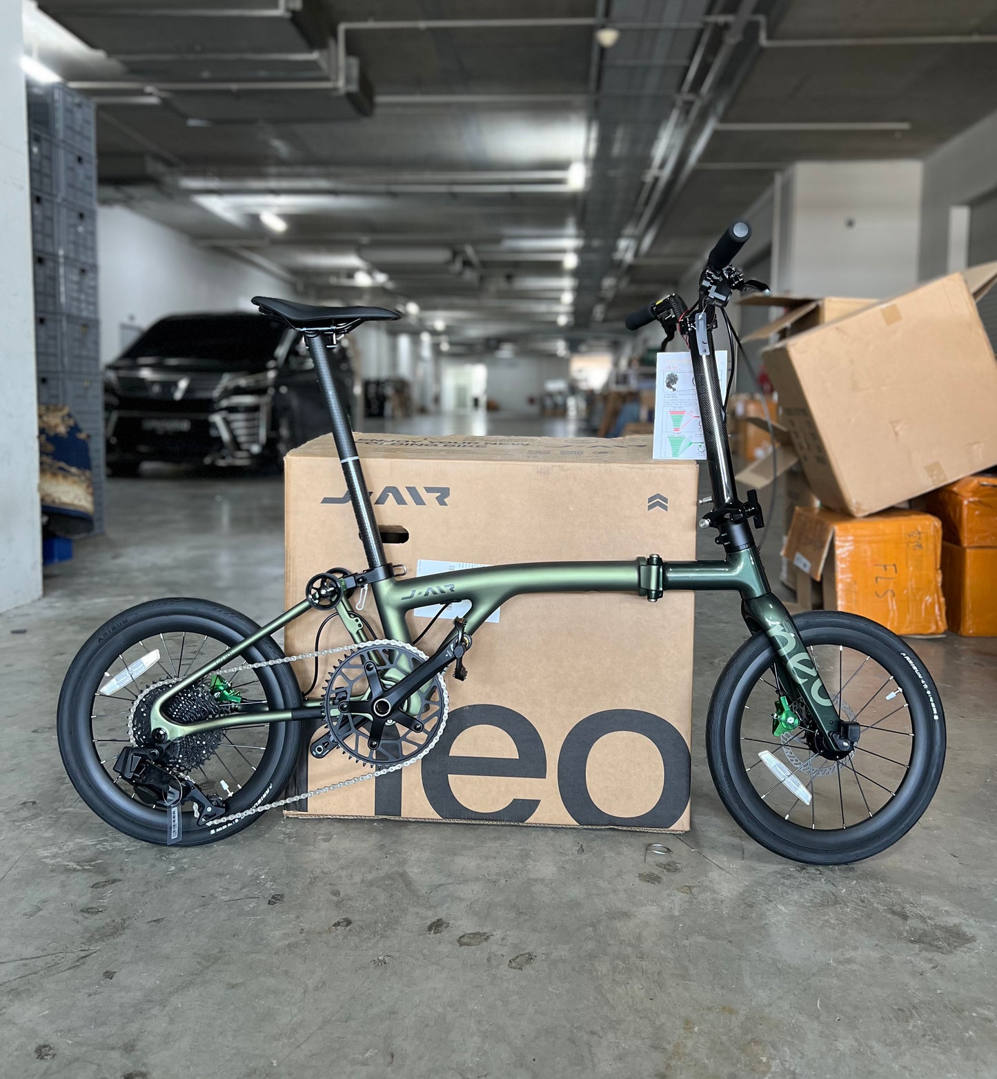 LATEST Java Neo3, 16” 20” Carbon frame Aluminium frame trifold bike Shimano 9speed electronic shifting 12 speed hydraulic disc brake