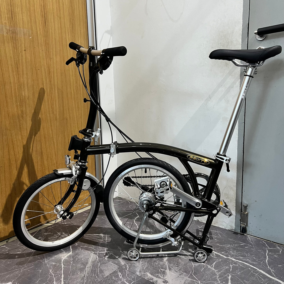 3sixty 6speed foldable bicycle/trifold bike Sturmey Archer internal gear hub S bar 2026 latest version clearance sale