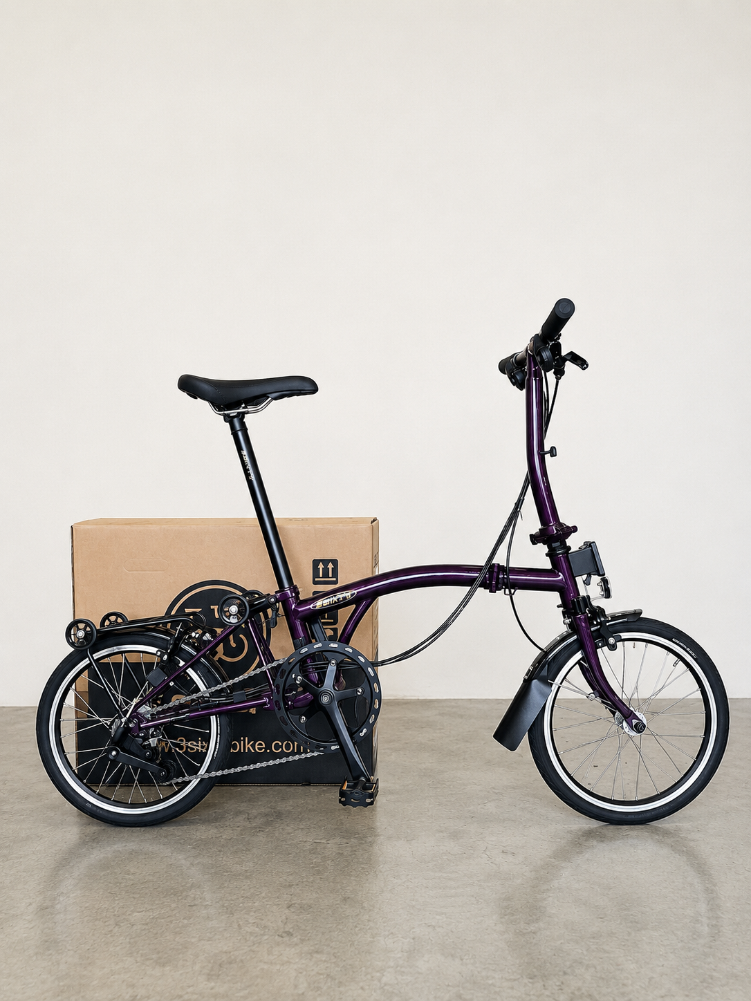 3sixty 6speed foldable bicycle/trifold bike Sturmey Archer internal gear hub S bar 2026 latest version clearance sale