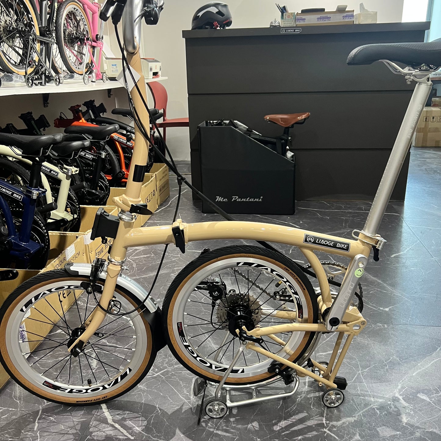 16 inch trifold bike Liaoge 666 version 4 Shimano 9speed 16inch hollow tech  liaoge666
