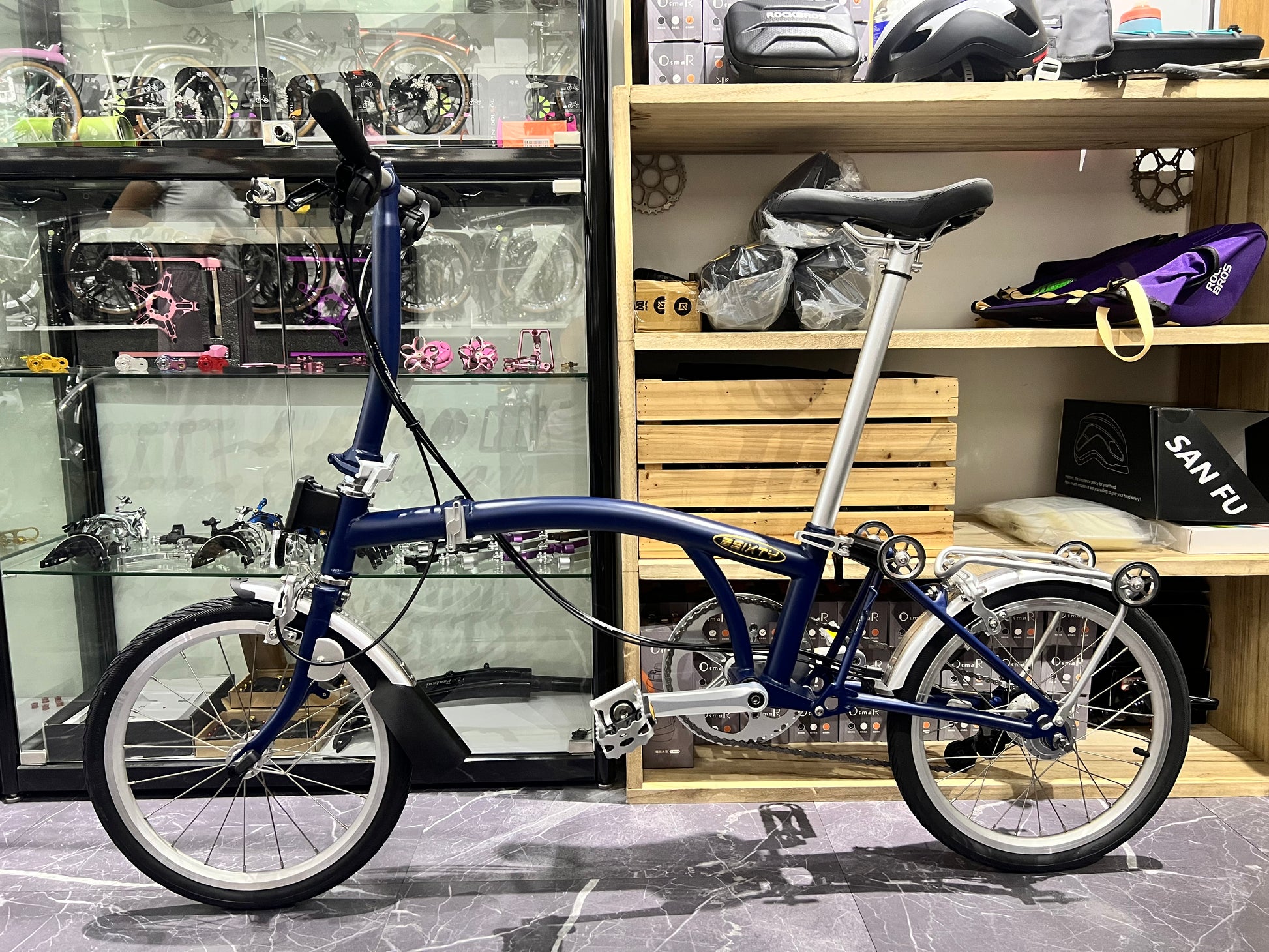 3sixty 6speed foldable bicycle/trifold bike Sturmey Archer internal ge – Liaoge Singapore Pte Ltd / UEN 202133428G