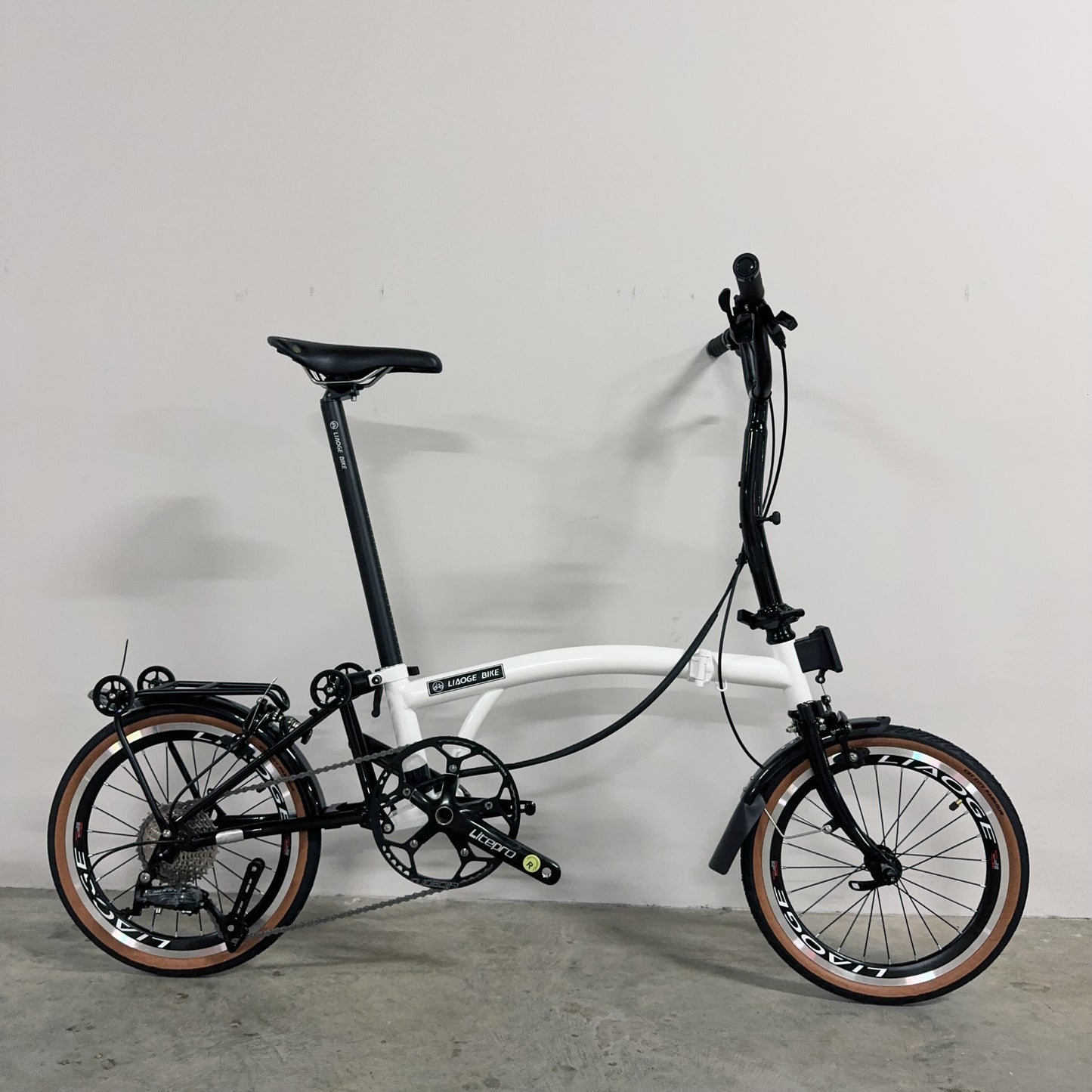 [LIAOGE BIKE] Liaoge888 20 inch trifold bike bicycle rim brake 9 speed folding stable ride (Latest Model)