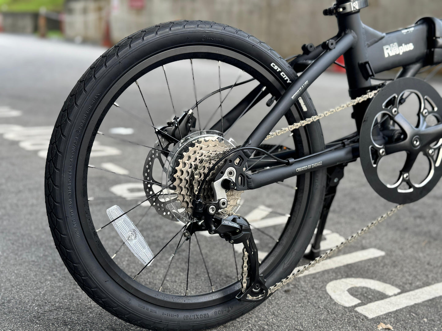 RIFLE R8+ UPGRADED ! SHIMANO 9 SPEED LIGHT WEIGHT 20 INCH ALUMINUM FOLDABLE BIKE SHIMANO HYDRAULIC DISC BRAKES