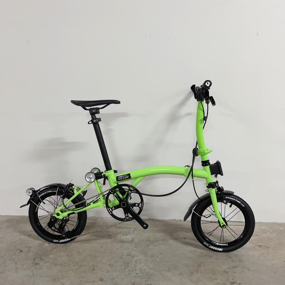 Mint BOB 3-14K latest trifold bike 14 inch 3 speed it only