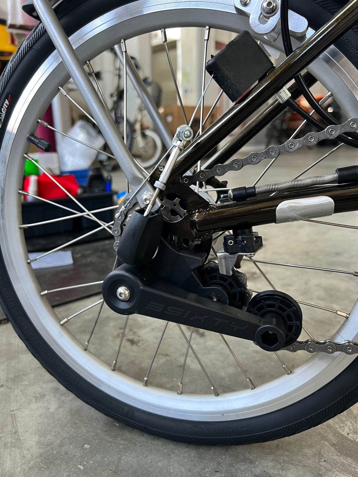 3sixty 6speed foldable bicycle/trifold bike Sturmey Archer internal gear hub S bar 2026 latest version clearance sale