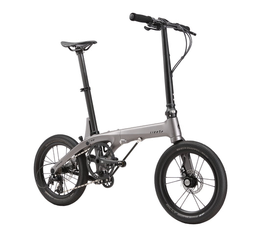 LiDrop Carbon Fiber folding bike model H01 H6s Ultra light foldable bike 16" inch wheels, disc brake, Shimano Tiagra gear, latest version
