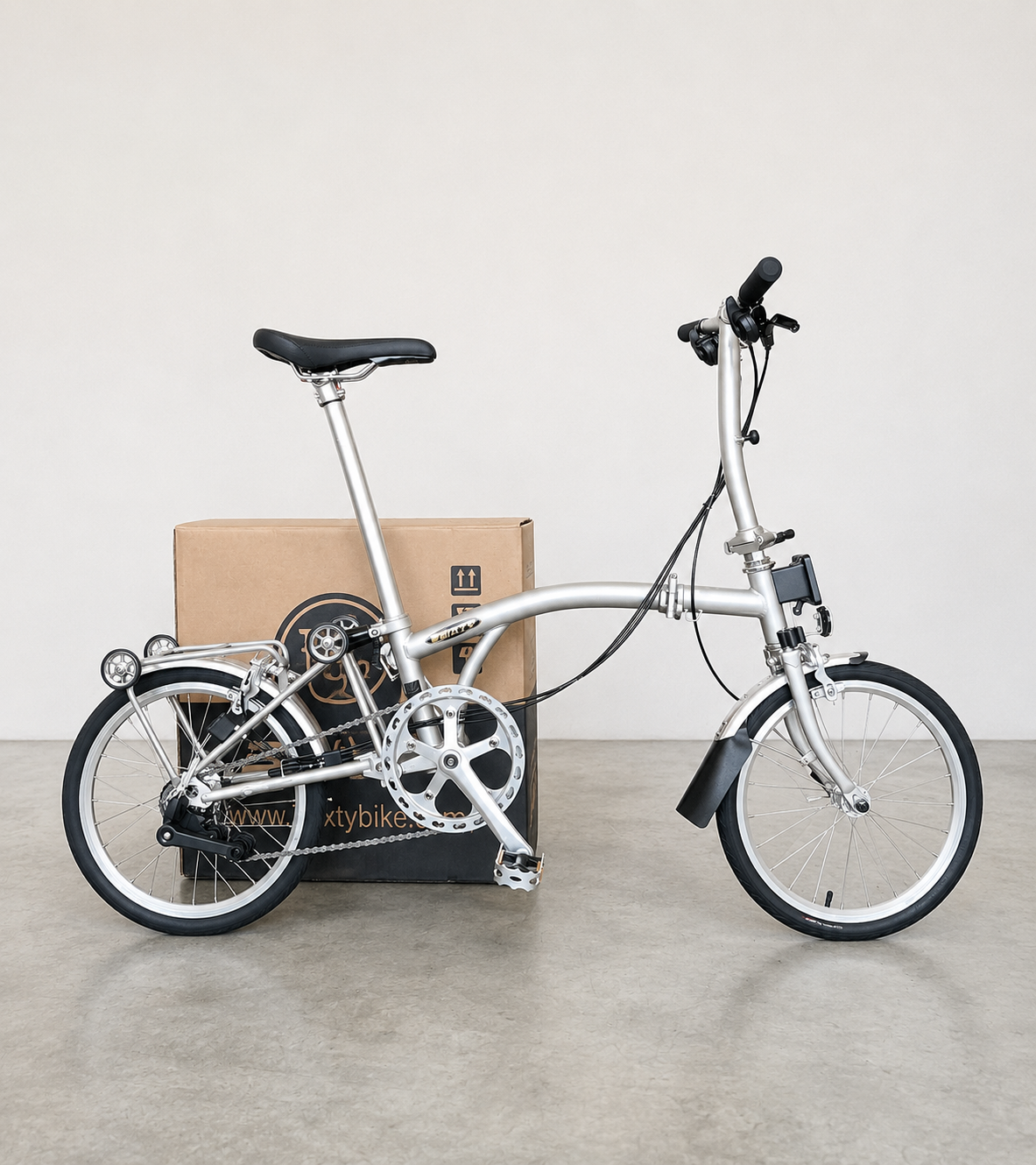 3sixty 6speed foldable bicycle/trifold bike Sturmey Archer internal gear hub S bar 2026 latest version clearance sale