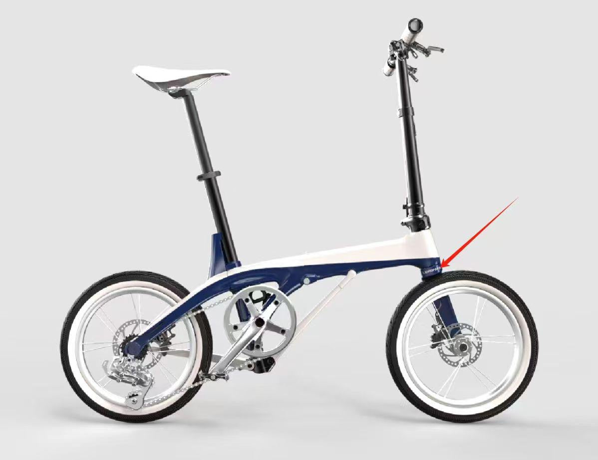 LiDrop folding bike Carbon Fiber Ultra light bike 16" inch wheel 5 speed / Liaoge