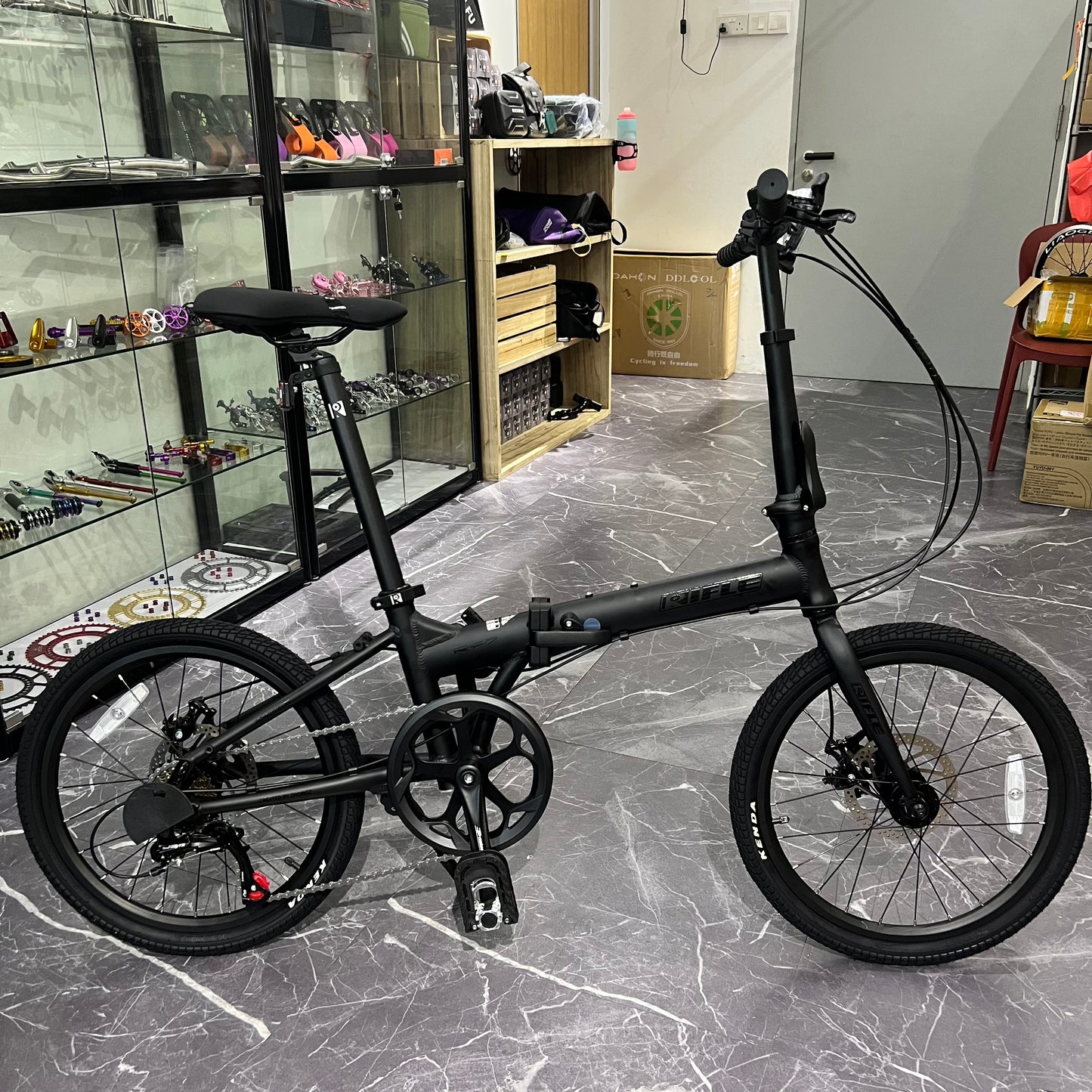 Rifle R.P7 foldable bike 20 inch 7 speed light weight economical bike