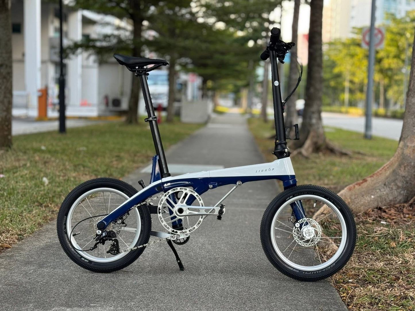 LiDrop Carbon Fiber folding bike model H01 H6s Ultra light foldable bike 16" inch wheels, disc brake, Shimano Tiagra gear, latest version