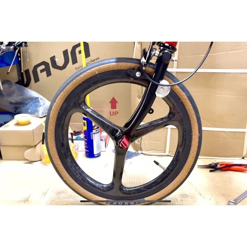 Carbon fiber tri-spoke wheel / rim 16inch 20 inch for Brompton / Pikes – Liaoge Singapore Pte Ltd / UEN 202133428G