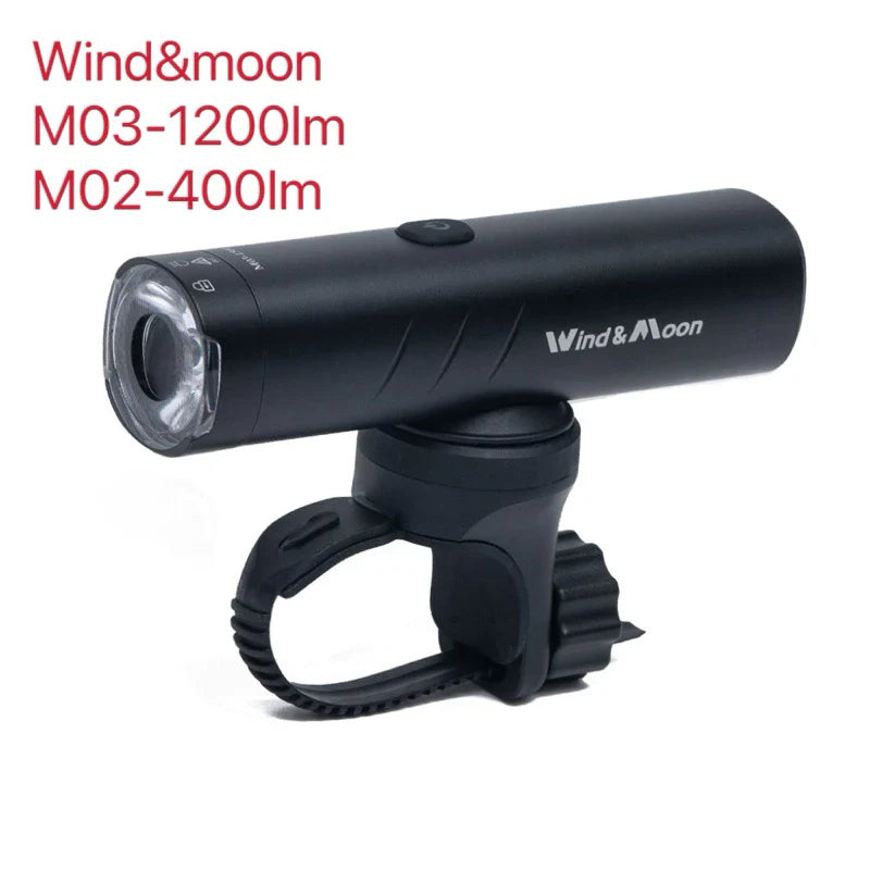 Cycling front light Wind & moon 1200lm 400 lumen waterproof anti glaring