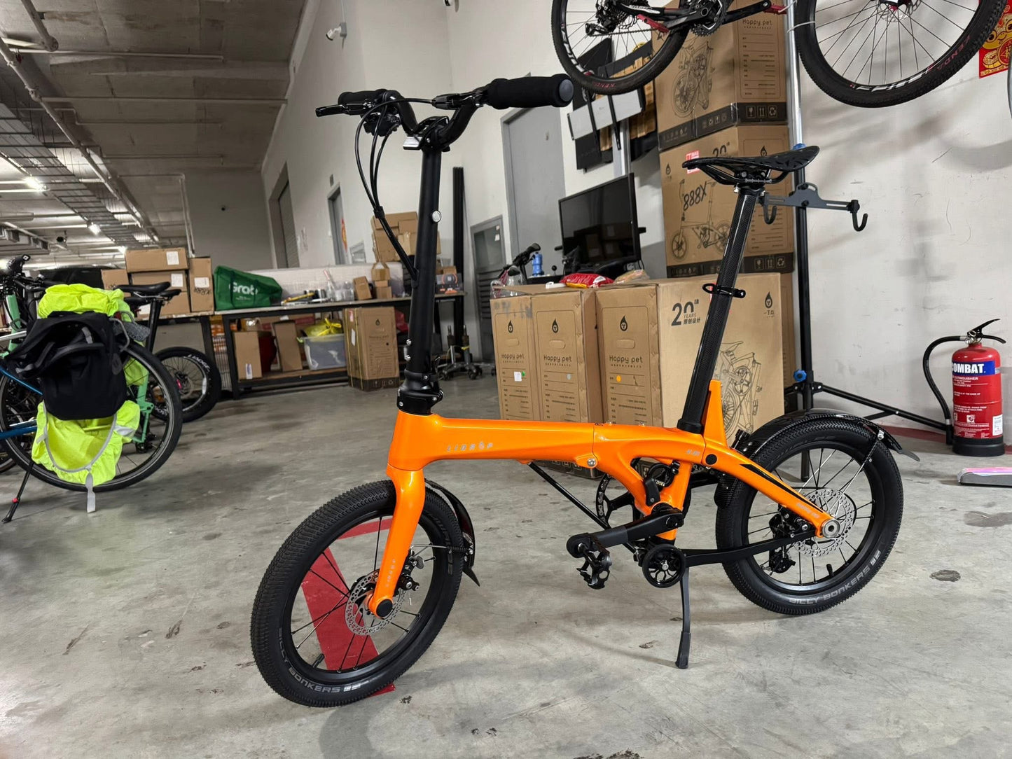 LiDrop Carbon Fiber folding bike model H01 H6s Ultra light foldable bike 16" inch wheels, disc brake, Shimano Tiagra gear, latest version